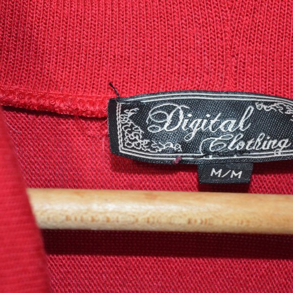 Red Cowl Neck Tunic/Sweater - Picture 2 of 4